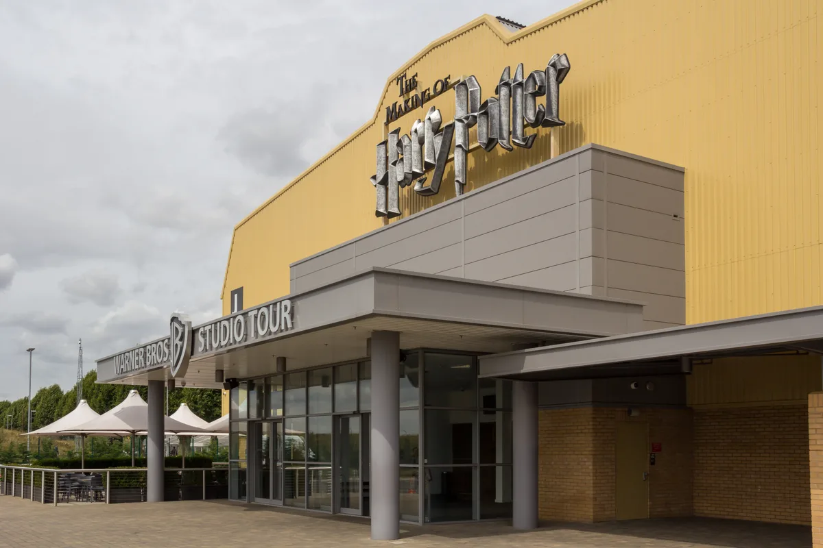 De originele set van de Grote Hal op de Warner Bros Studio Tour voor Harry Potter in Leavesden bij Londen